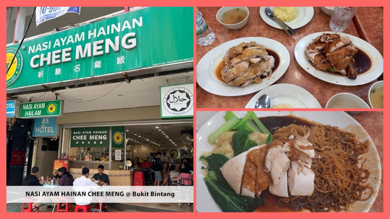 Nasi Ayam Hainan Chee Meng @ Bukit Bintang photo menu dan review
